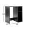 Emma and Oliver Freesia Mini Fridge Overshelf with Dual Side Cubbies